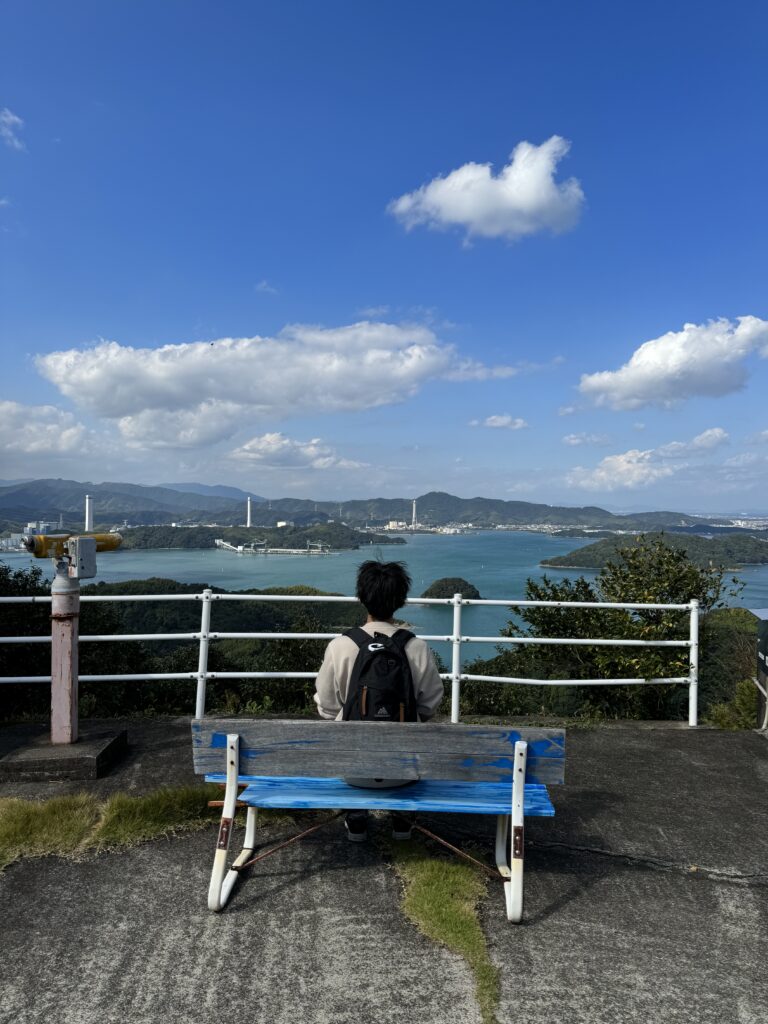 椿自然園の展望台